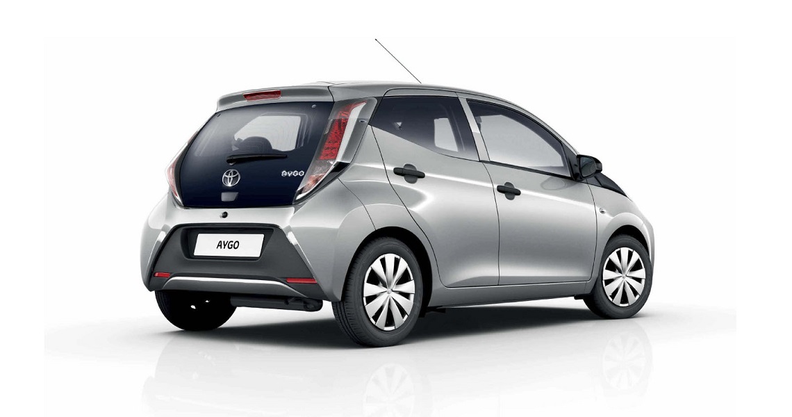 Toyota Aygo 2014 Bag Graa 1140X600
