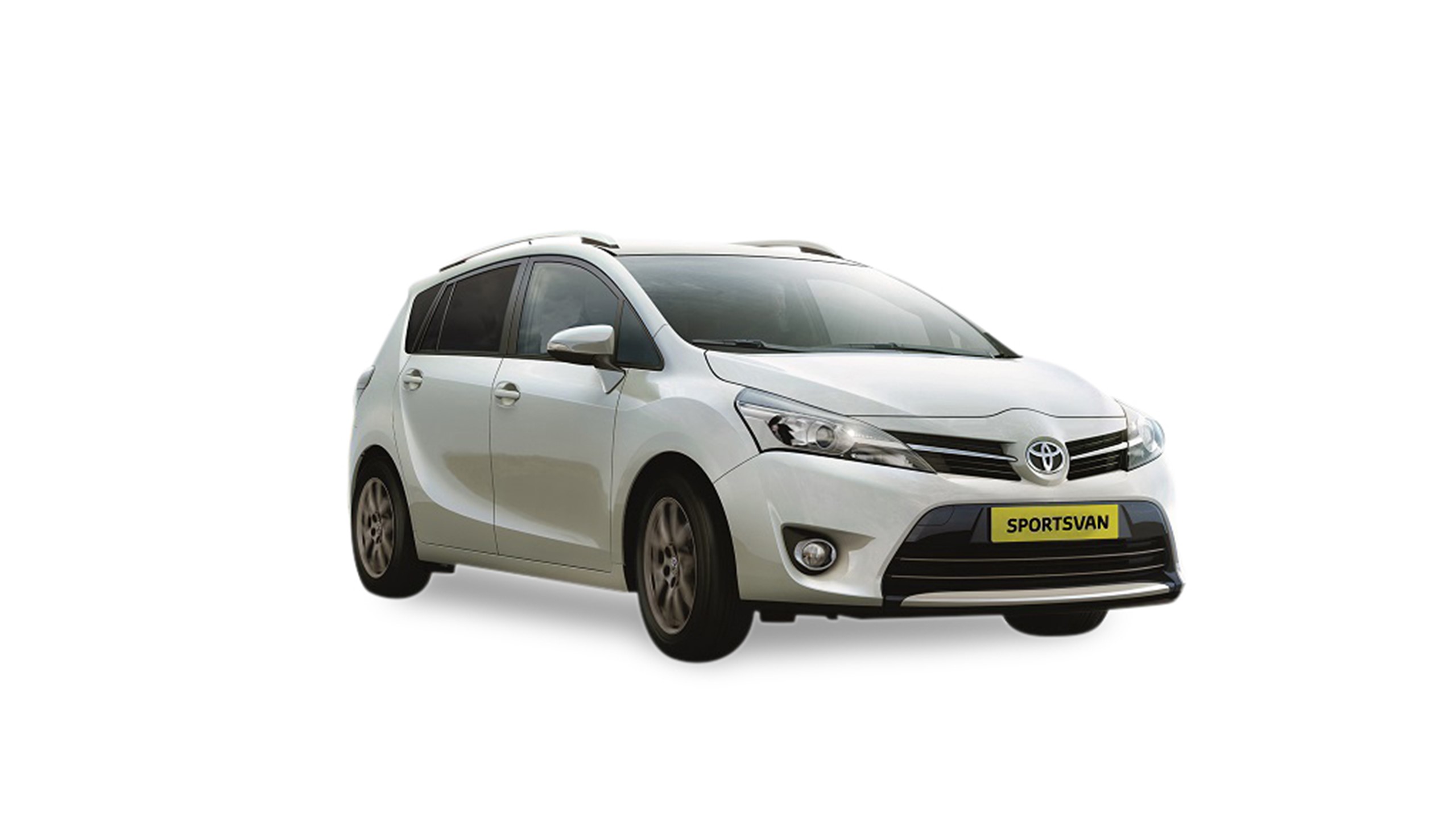Toyota Sportsvan Front Hvid Fritlagt Skygge 1024X703
